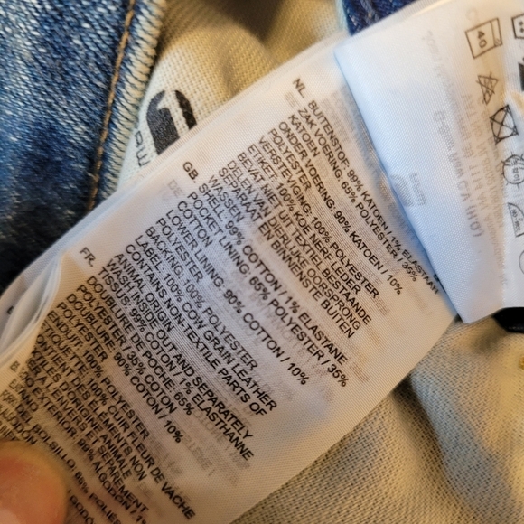 NWT G-Star Restored Denim Lynn mid skinny jeans size W24/L30 - Picture 16 of 16